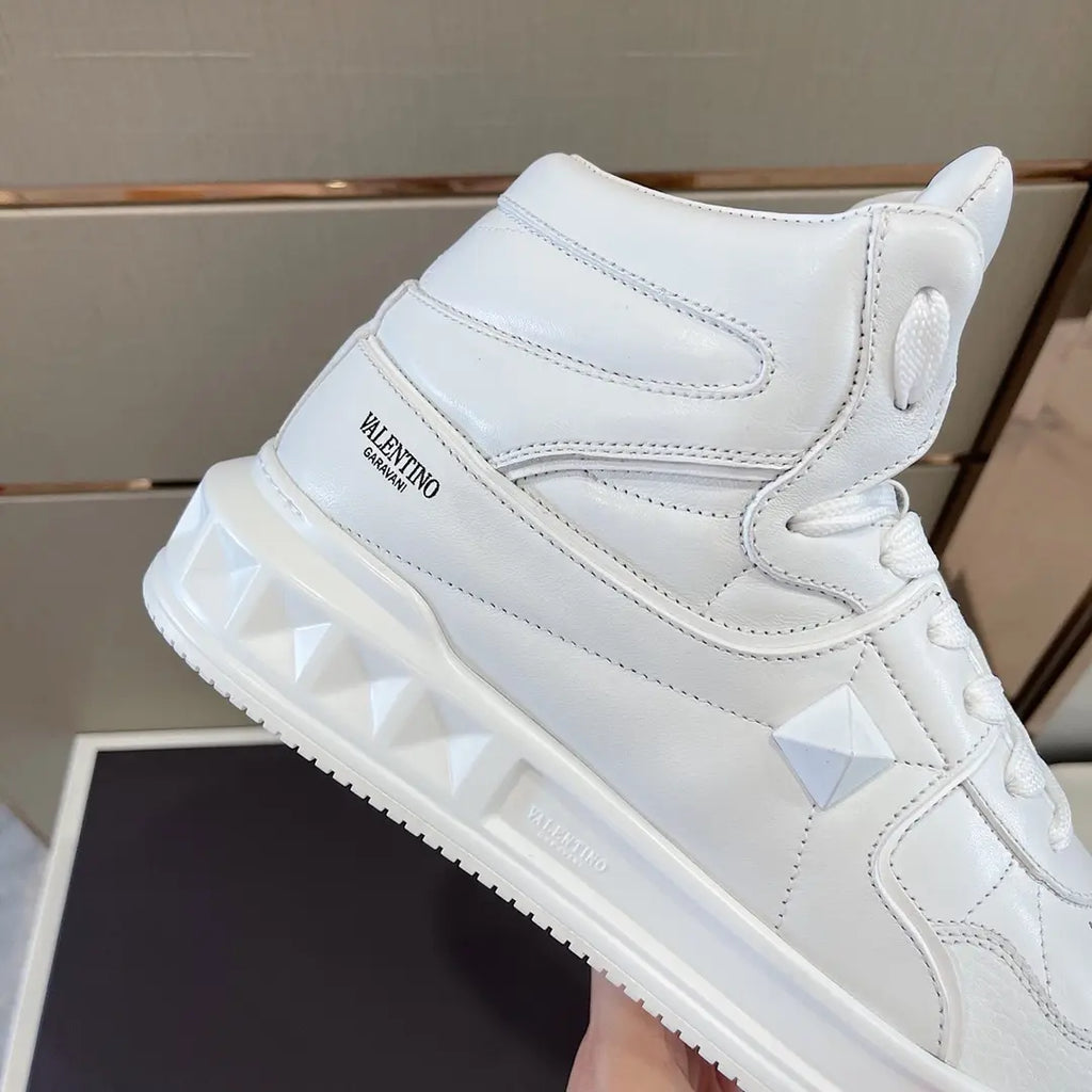 Valentino Garavani High Top White Sneakers