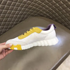 Hermes Bouncing White Yellow Purple Sneakers