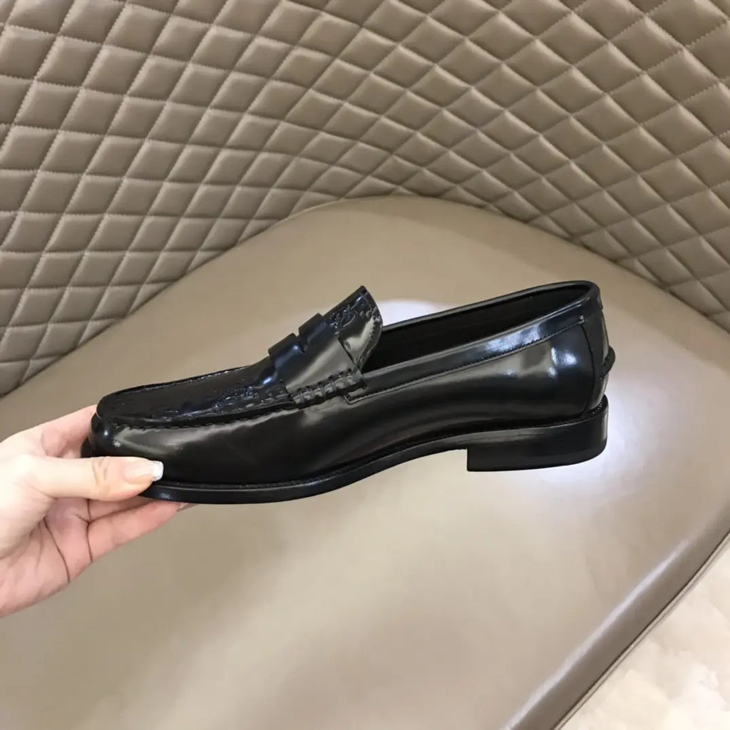 Gucci GG Black Patent Loafers