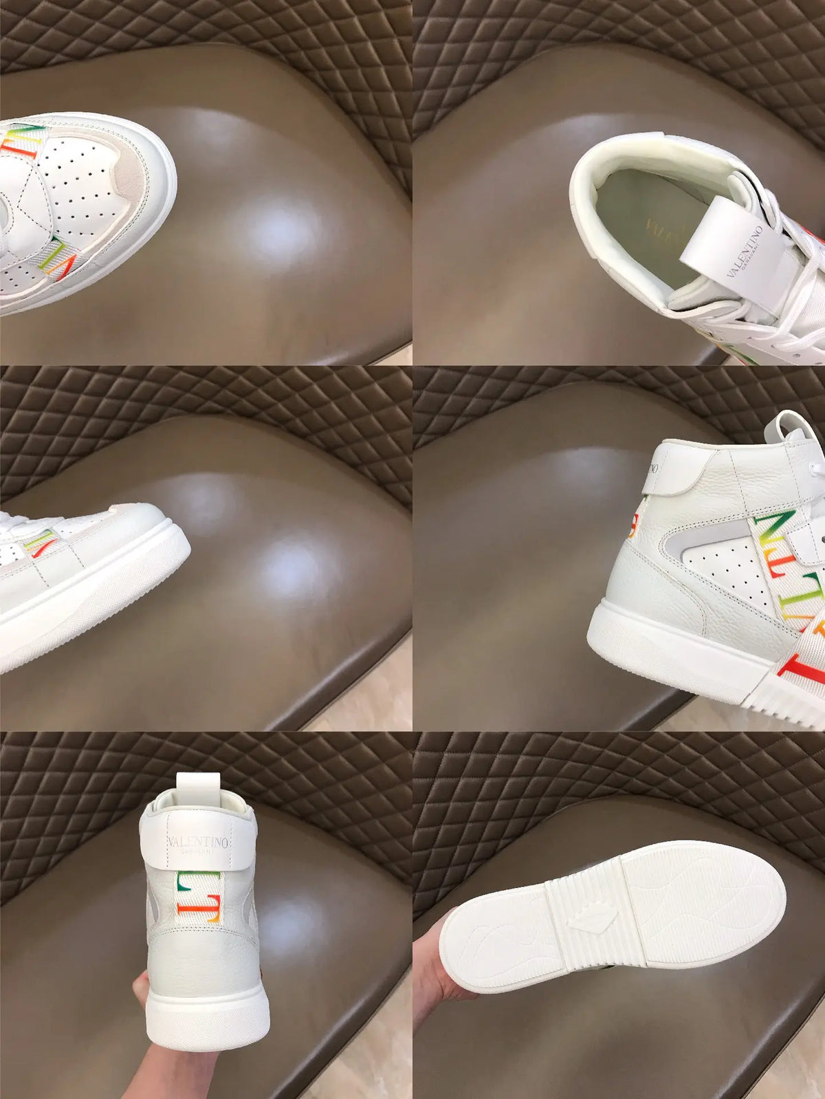 NT High Top White Sneakers