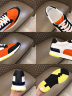 Hermes Bouncing Orange White Black Sneakers