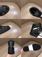 Valentino VLTN High Black White Sneakers