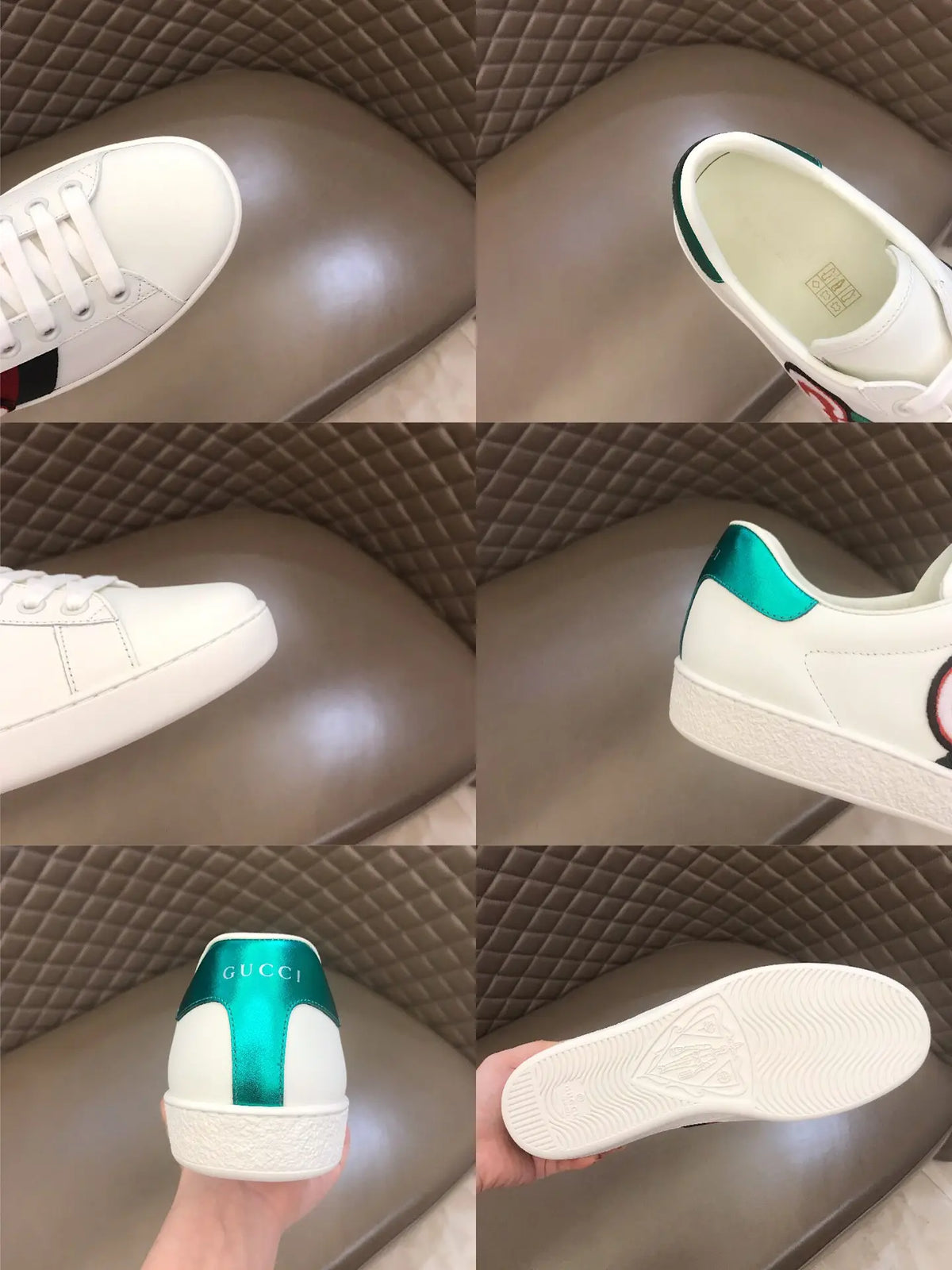 Gucci Ace White Green Red Sneakers
