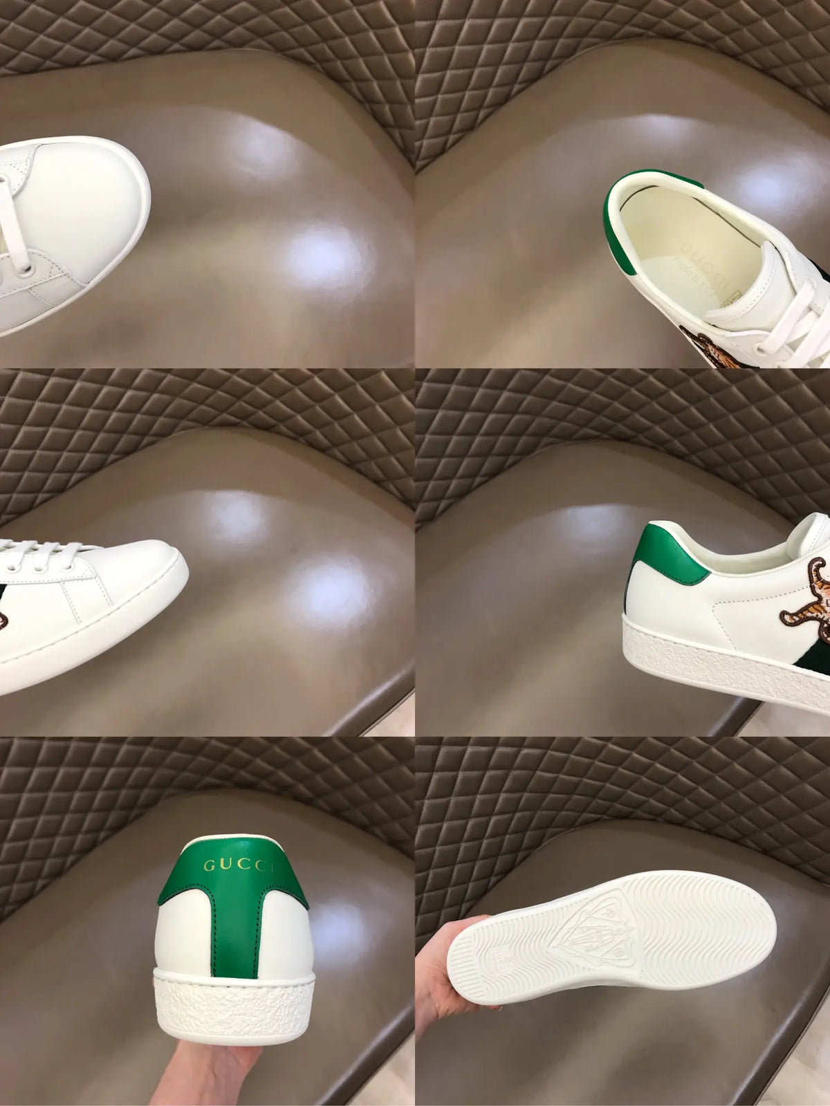 Gucci Ace White Green Red Sneakers