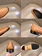 Gucci Horsebit Beige Tan Loafers