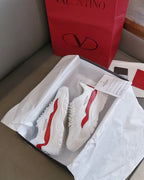 Valentino Garavani White Red Sneakers