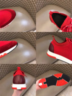 Hermes Bouncing Red White Orange Sneakers