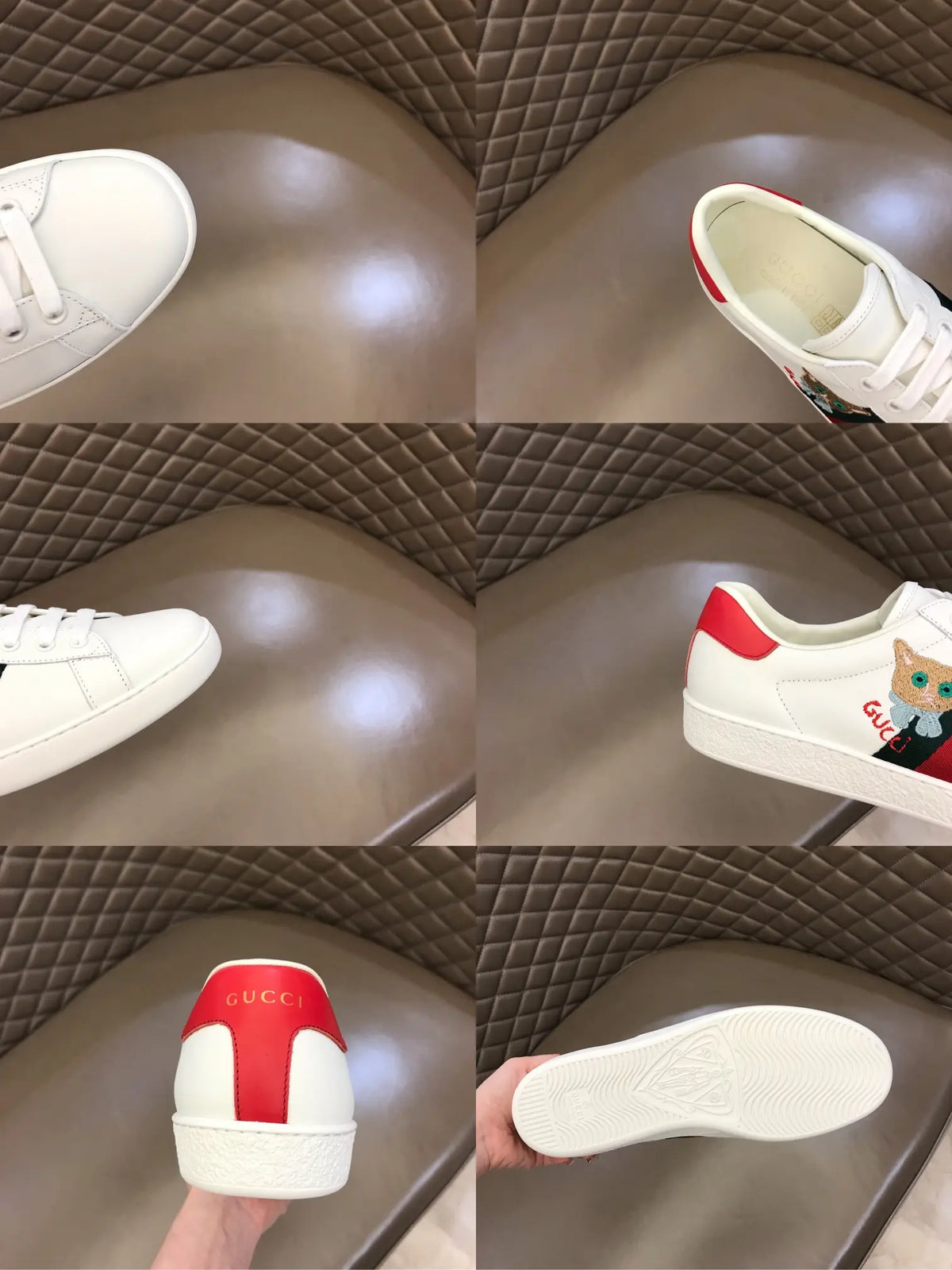 Gucci Ace White Red Green Sneakers