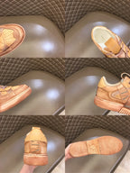 Valentino Garavani Beige Light Blue Sneakers