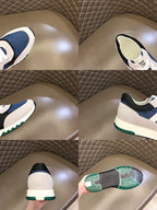 Versace White Black Blue Sneakers