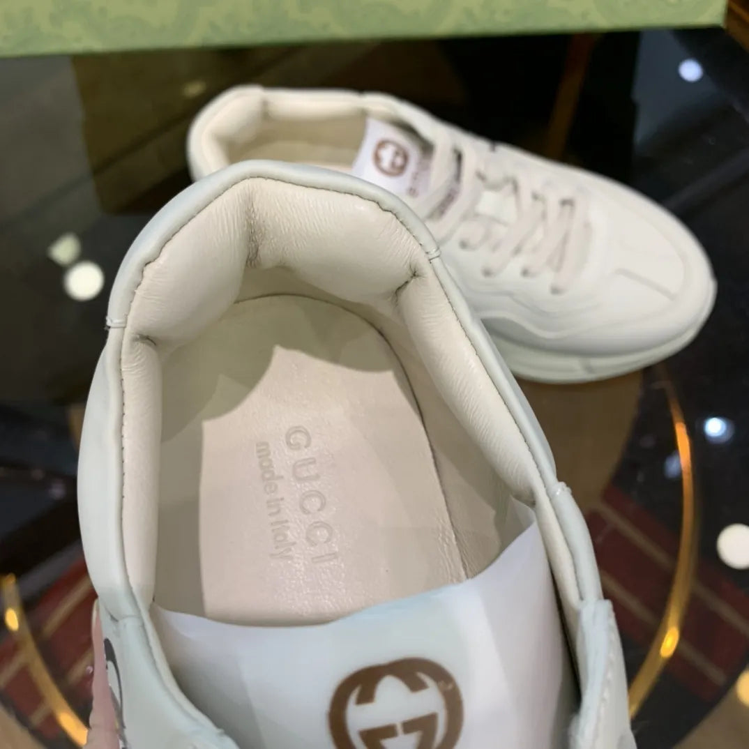 Gucci Iccug Cartoon Print White Sneakers