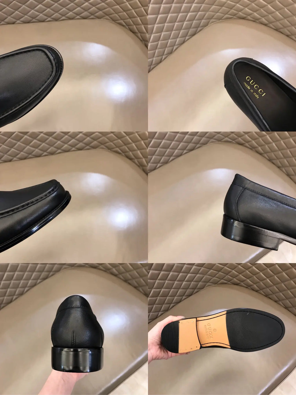 Gucci GG Interlocking Black Loafers
