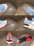 Hermes Light Blue White Red Black Sneakers