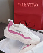 Valentino Garavani White Pink Sneakers