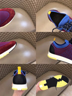 Hermes Paris Red Blue Black Sneakers