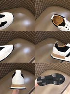 Hermes White Black Sneakers