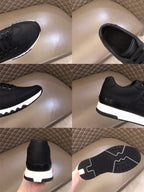 Hermes Paris Bouncing Black White Sneakers