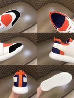 Hermès White Orange Black Blue Sneakers