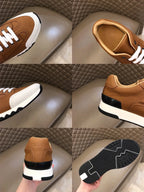 H Bouncing Brown White Black Sneakers