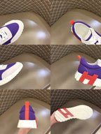 Hermes Bouncing Purple White Sneakers