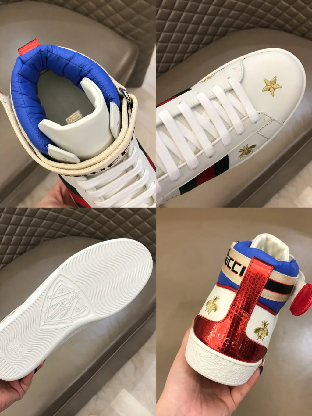 Gucci Ace White Green Red Sneakers