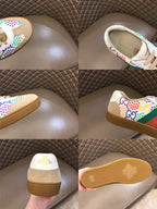 Gucci Ace White Beige Multicolor Sneakers