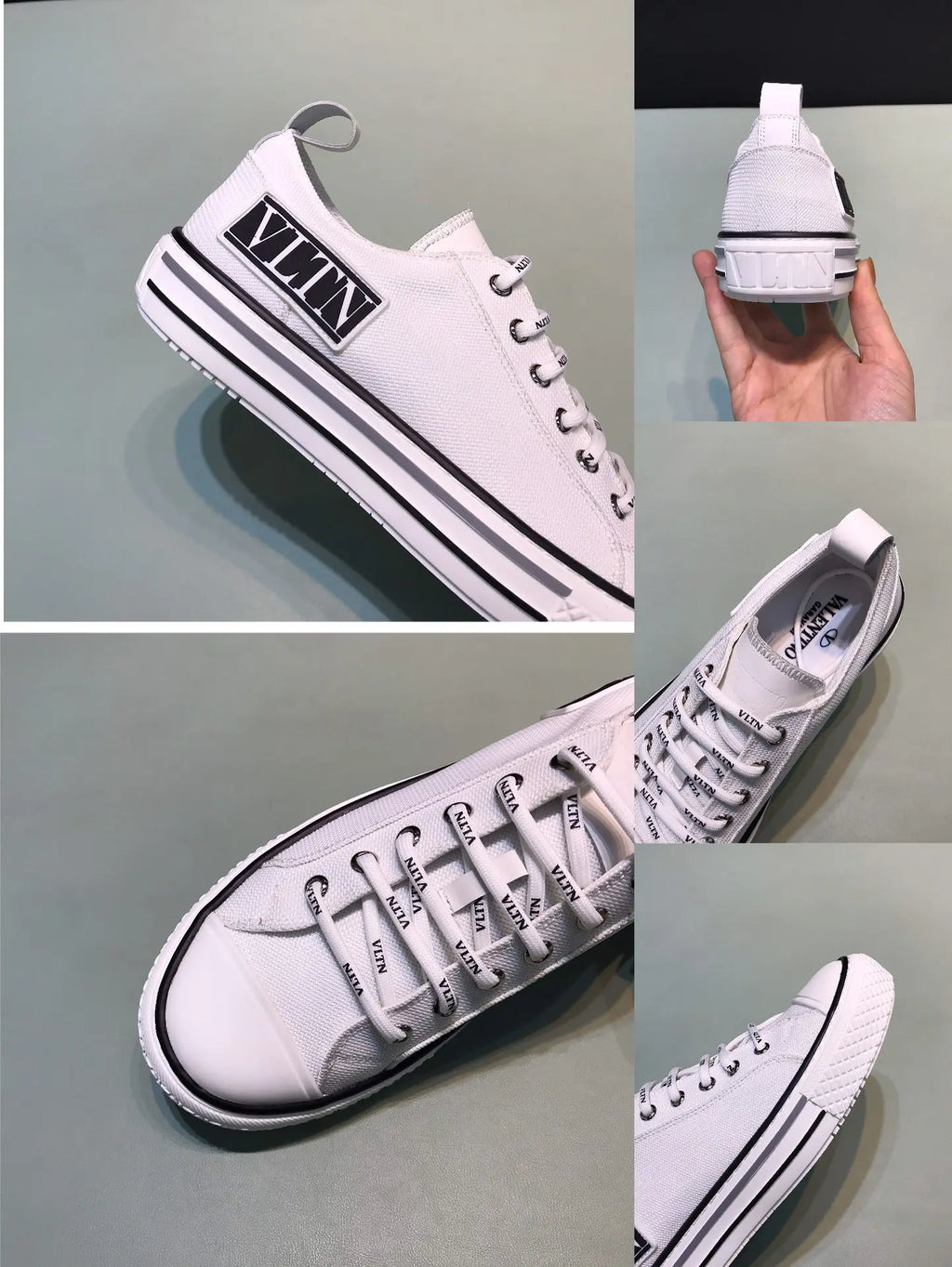 Valentino VLTN Low White Black Sneakers