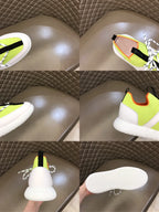 Hermes Neon Green White Black Sneakers