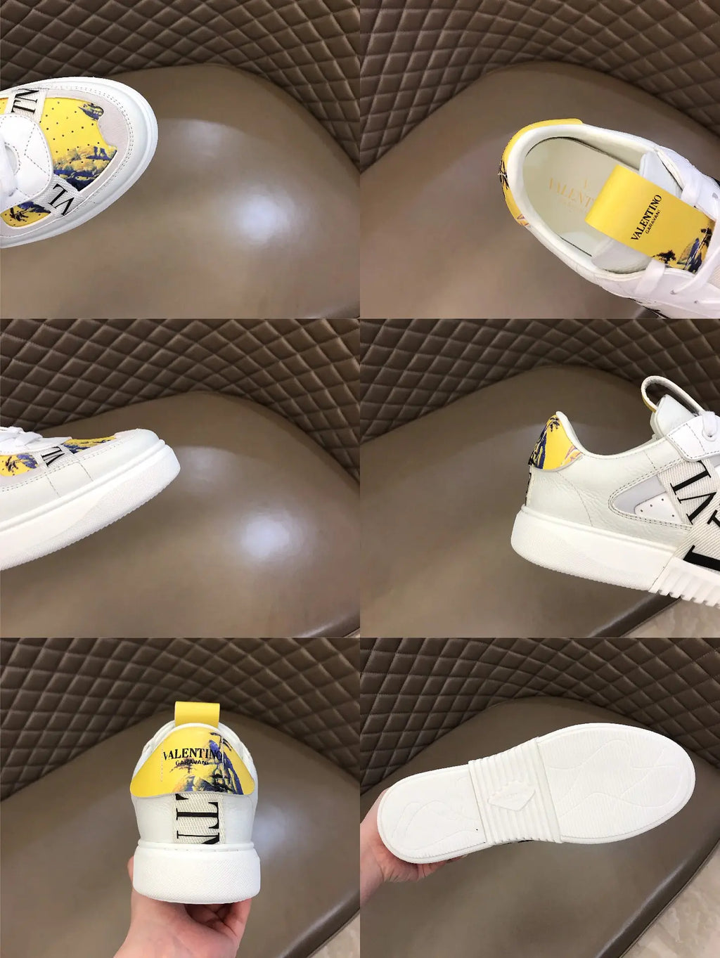 Valentino TN White Yellow Black Sneakers