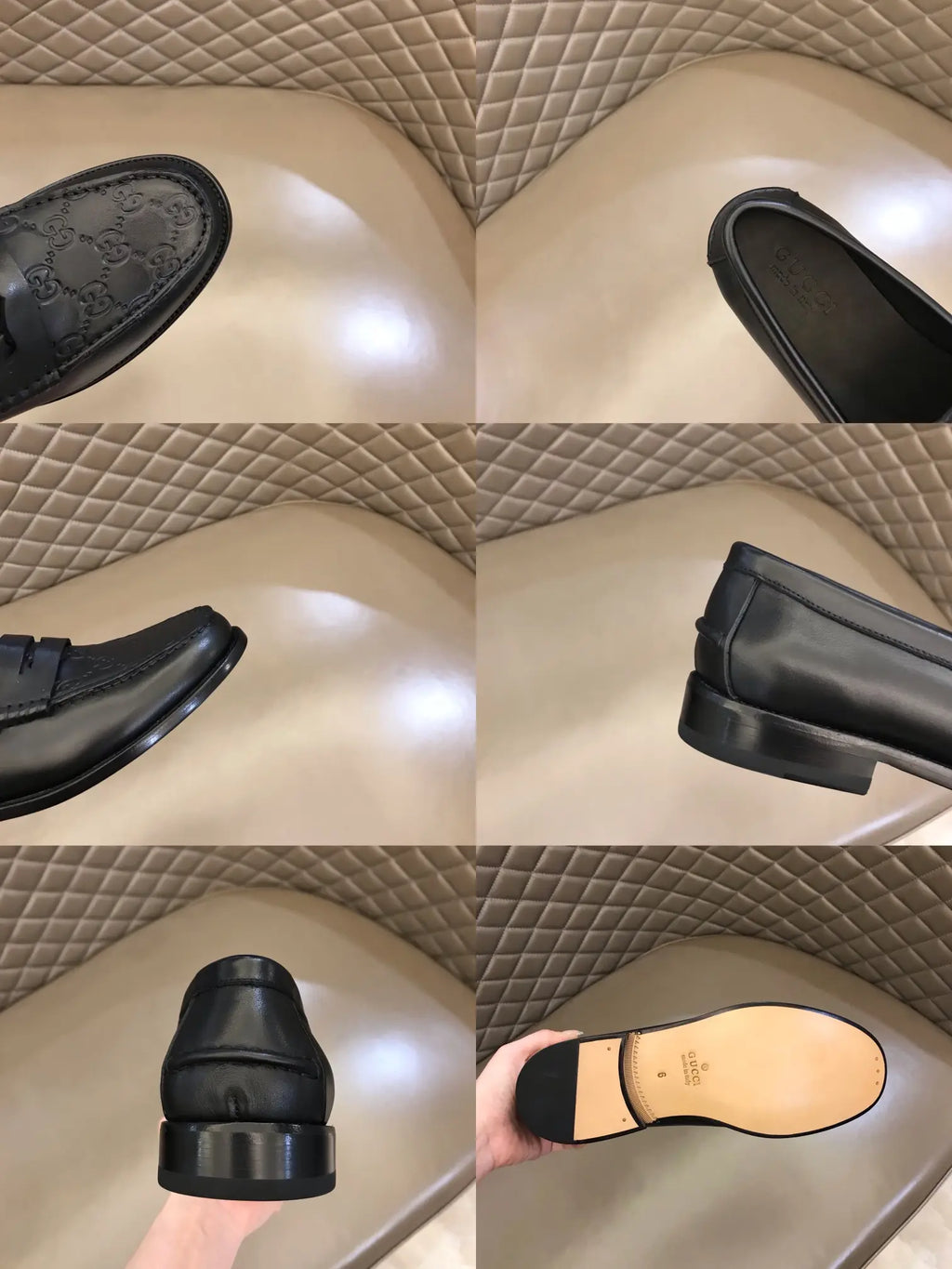 Gucci GG Black Loafers