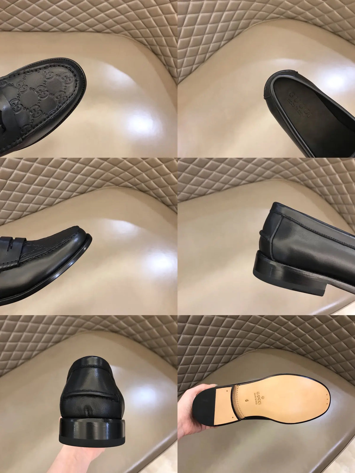 Gucci GG Black Loafers