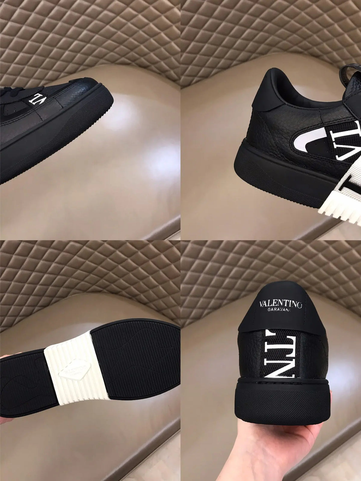 Valentino Garavani VLTN Black White Sneakers