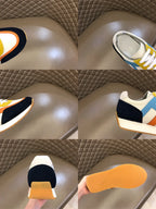 Hermès Black White Blue Yellow Orange Sneakers
