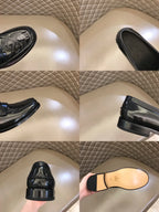 Gucci GG Black Patent Loafers