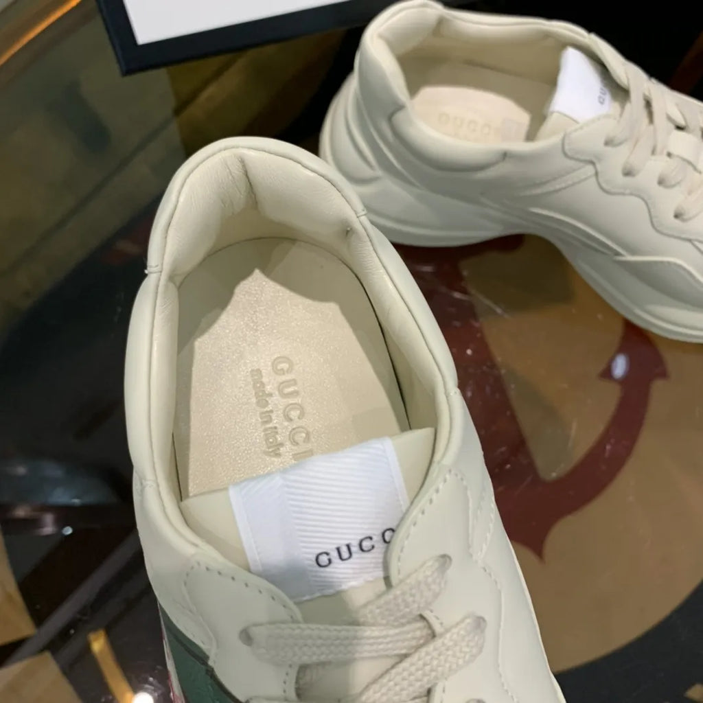 Gucci GG White Red Green Sneakers