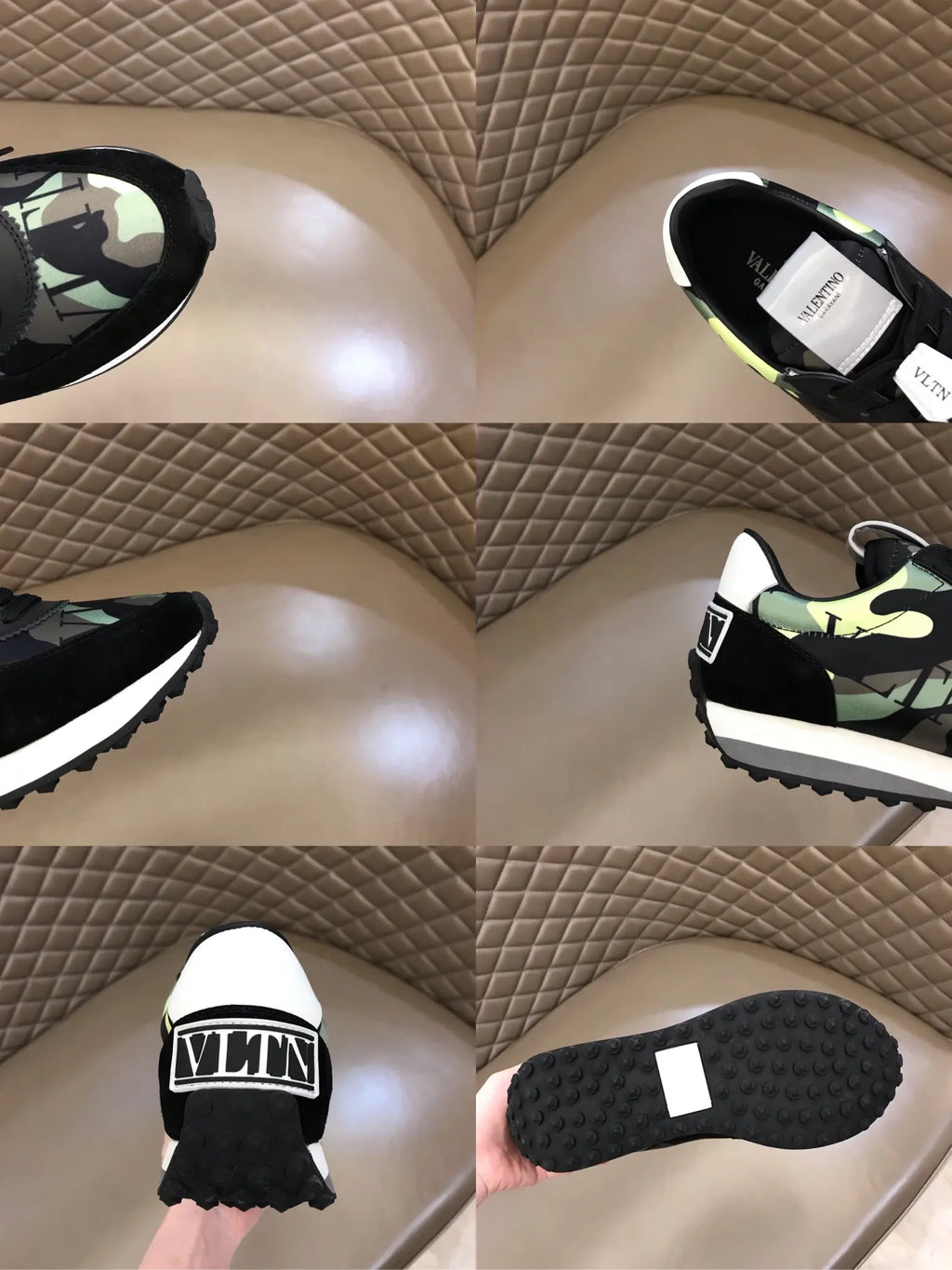 Dior Camo Black Green White Sneakers