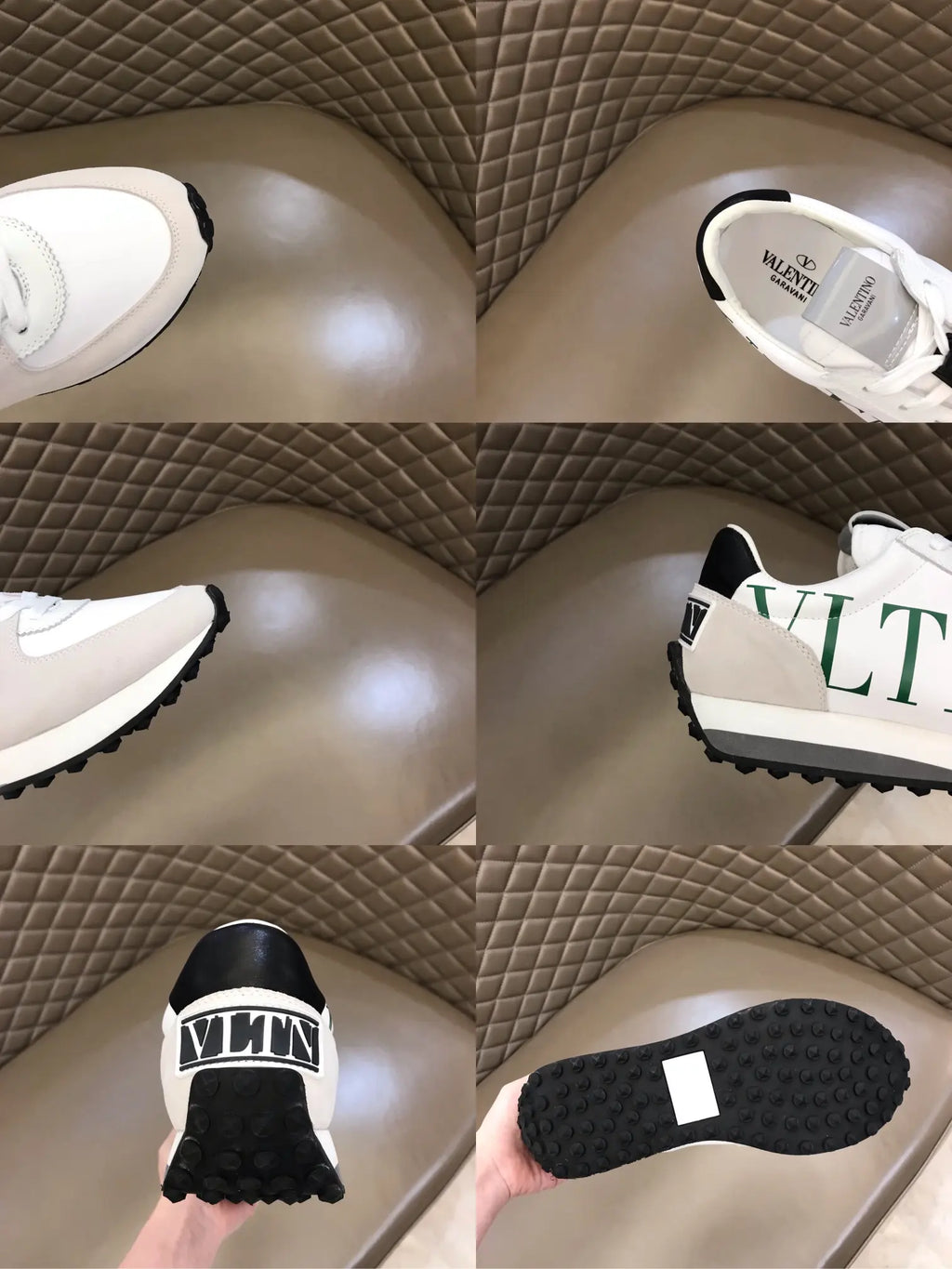Valentino VL7N White Green Black Sneakers